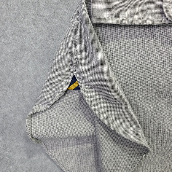 Ralph Lauren Mens Large Button Down Shirt LS Gray Flesh Pony - Picture 4 of 14